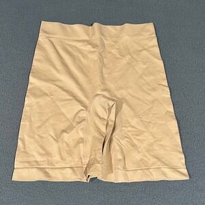 Vanity Fair Tan Seamless High Waist Shapewear Shorts 12684 Womens Large L/7